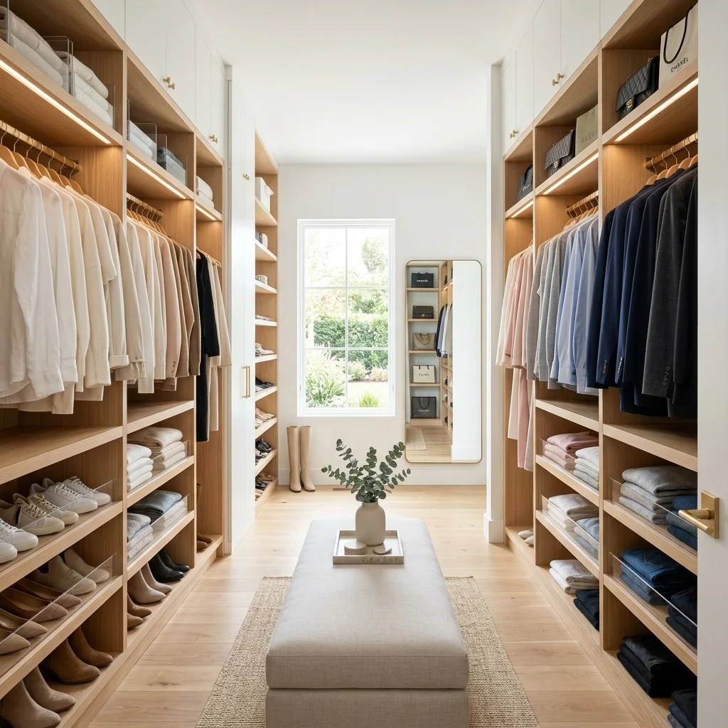 옷 정리 꿀팁: 좁은 옷장 수납 공간 2배로 늘리는 방법 7가지