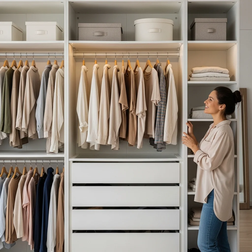 좁은 옷장 고민 해결! 공간을 살리는 옷 정리의 시작
