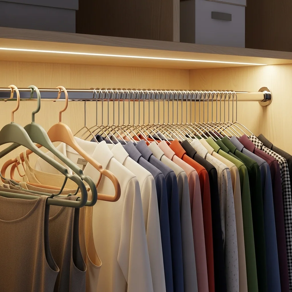 옷걸이만 바꿔도 옷장이 널널해진다?