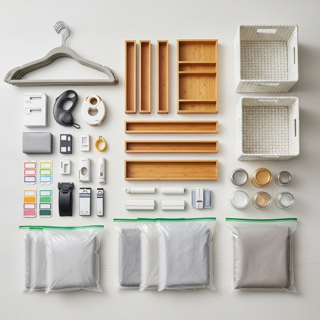 효율적인 옷 정리를 위한 필수 아이템