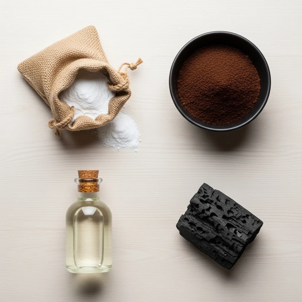 냉장고 냄새 제거를 위한 천연 재료 비교