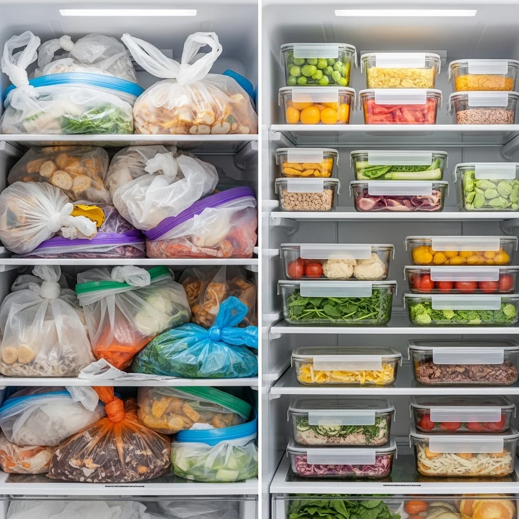 보관 용기 선택: 검정 비닐 vs 투명 용기