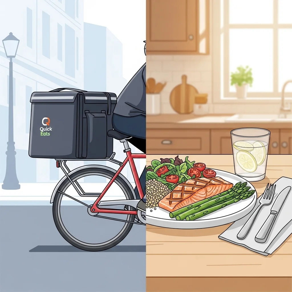 식비 절감의 핵심, 배달 음식 vs 직접 요리 비교