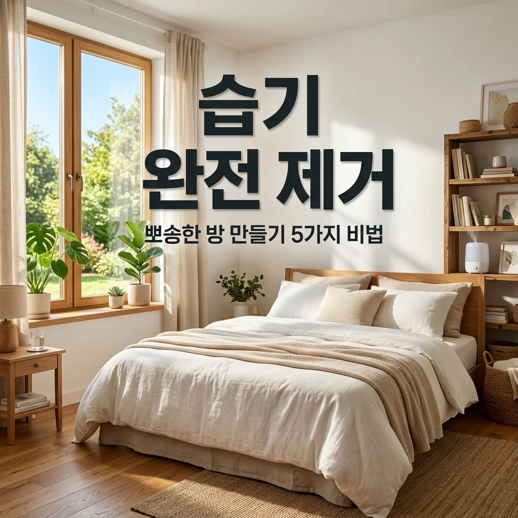 방 습기 제거 방법 5가지! 눅눅한 방 곰팡이 걱정 끝내는 실전 꿀팁