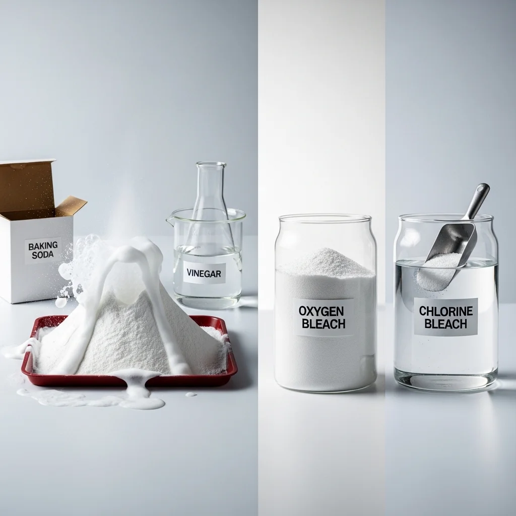 식초와 베이킹소다, 왜 효과가 없을까요? (실패 사례 분석)