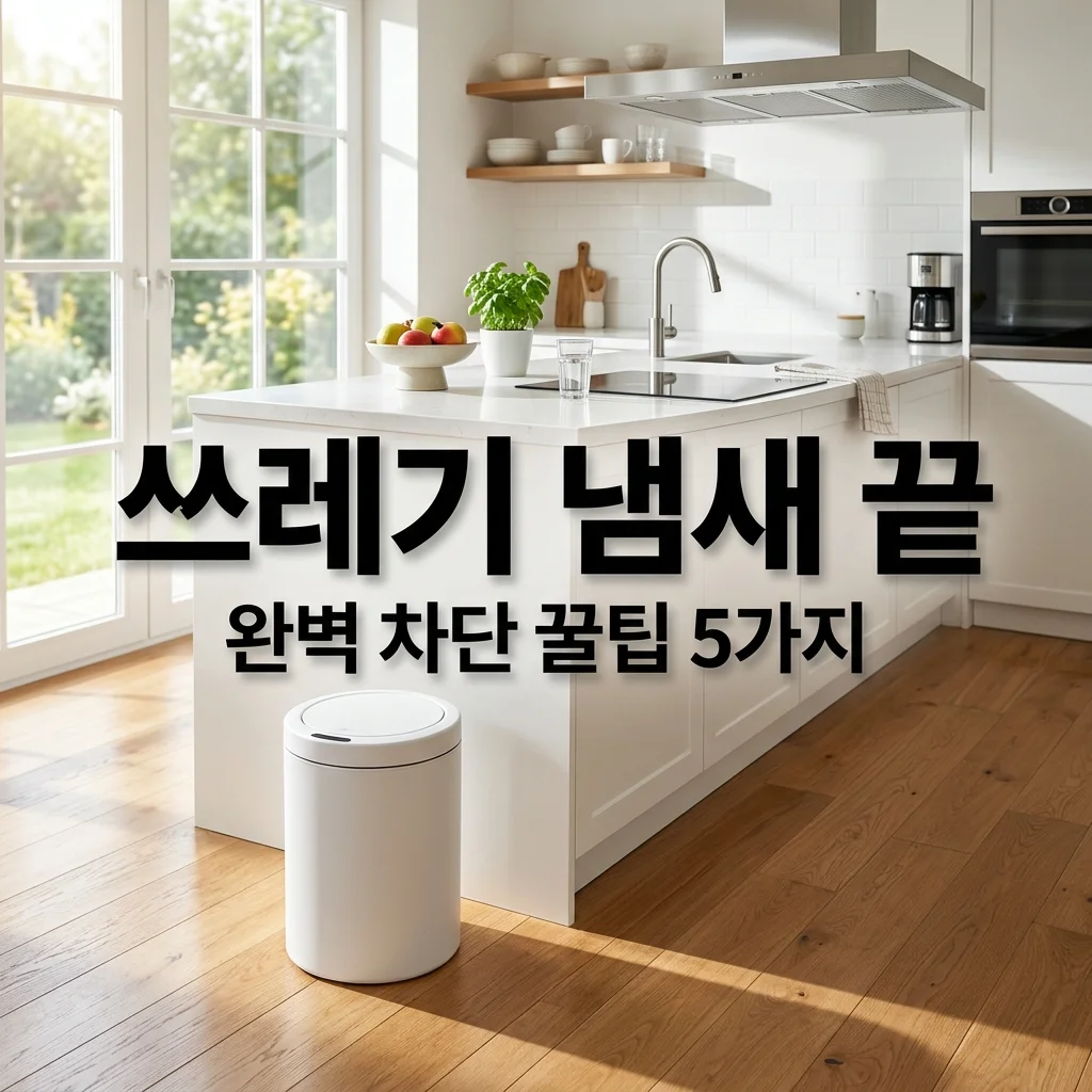 쓰레기 냄새 안 나게 하는 방법, 여름에도 쾌적한 집 관리 꿀팁 5가지