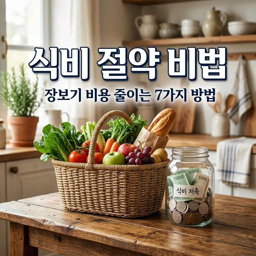장보기 비용 줄이는 방법 7가지, 한 달 식비 30만원 아끼는 꿀팁