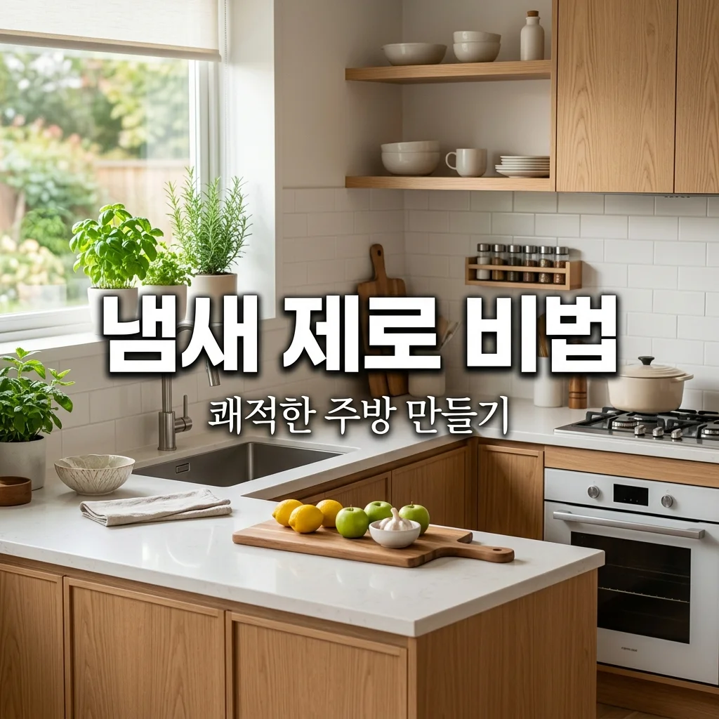 음식물 쓰레기 냄새 줄이는 방법 5가지 | 여름철 악취 차단 완벽 가이드