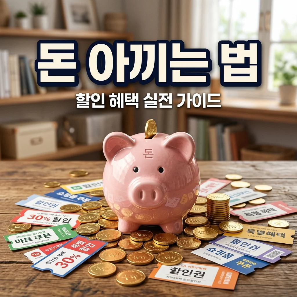 돈 절약 꿀팁! 할인 혜택 제대로 활용해 생활비 30% 아끼는 방법