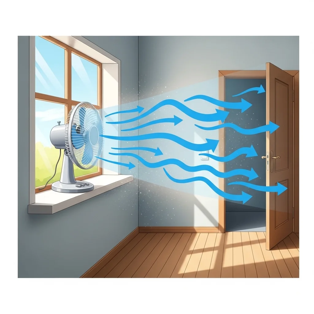 선풍기를 창밖으로? 효율적인 환기 절차