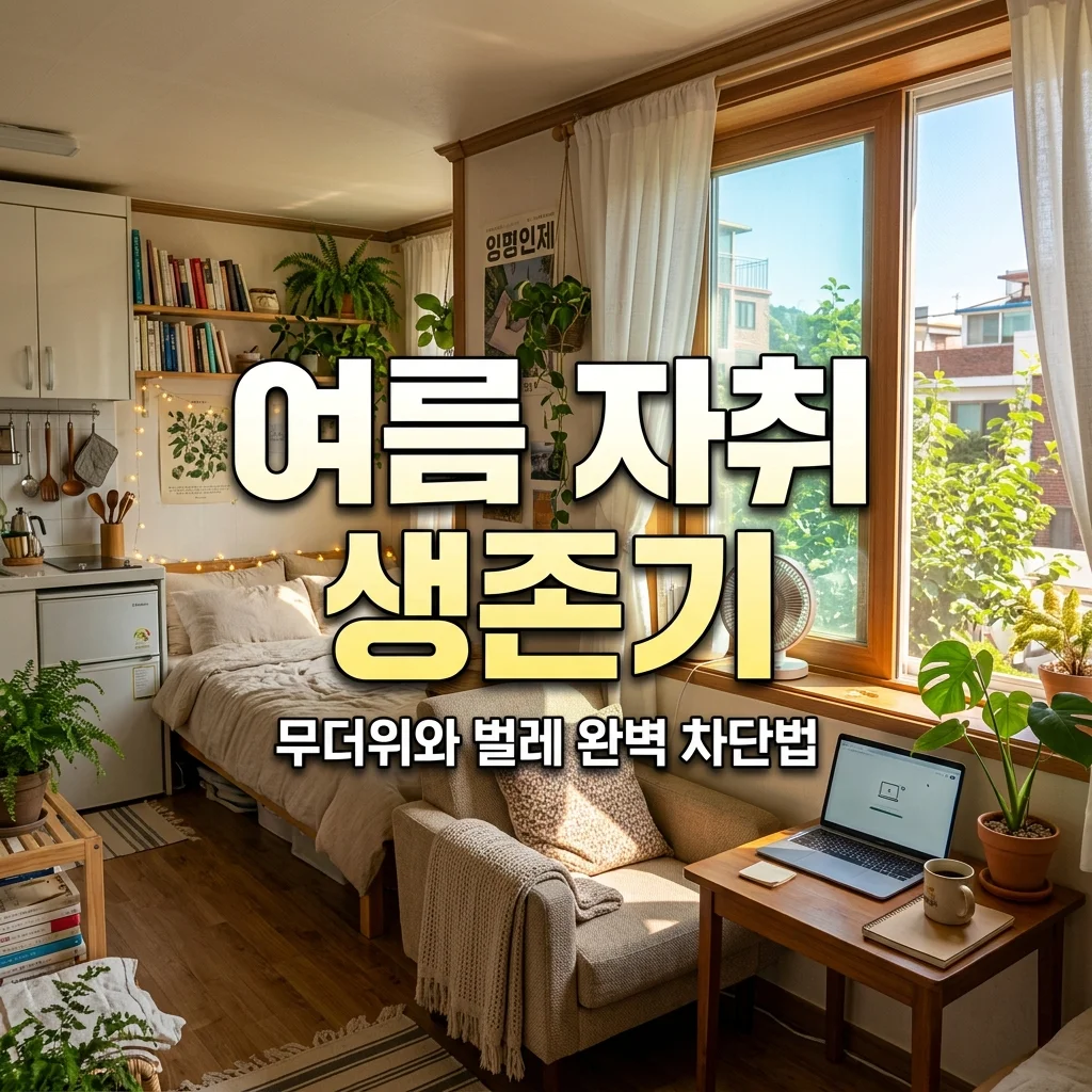 여름 자취 힘들었던 점 TOP 5와 쾌적한 원룸 만드는 현실 꿀팁