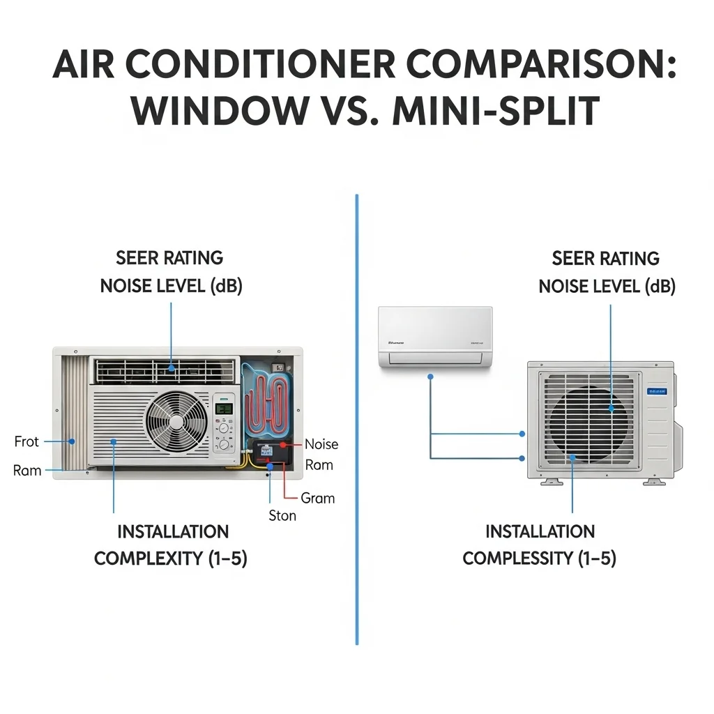 전기세 폭탄 피하는 에어컨 사용법: 정속형 vs 인버터형