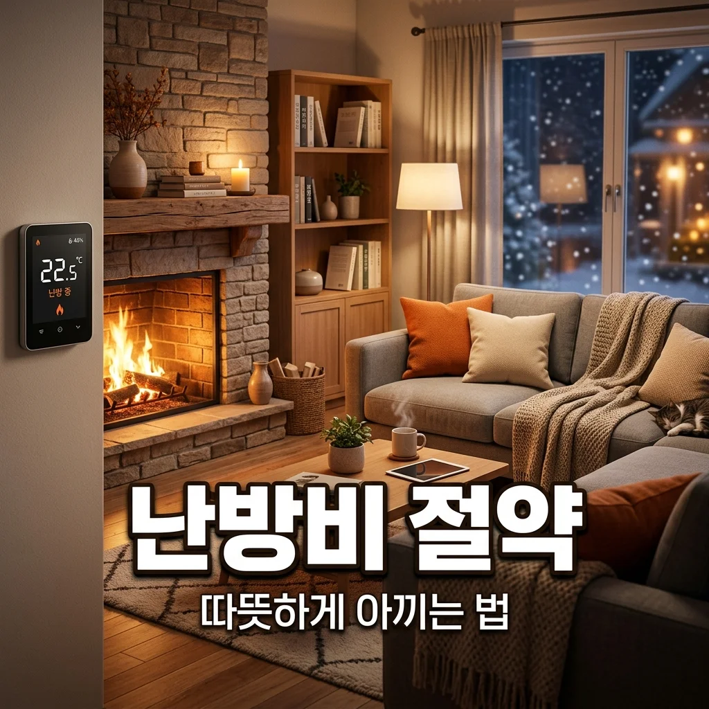 난방비 절약 꿀팁 5가지! 보일러 설정만 바꿔도 한 달 10만원 아껴요