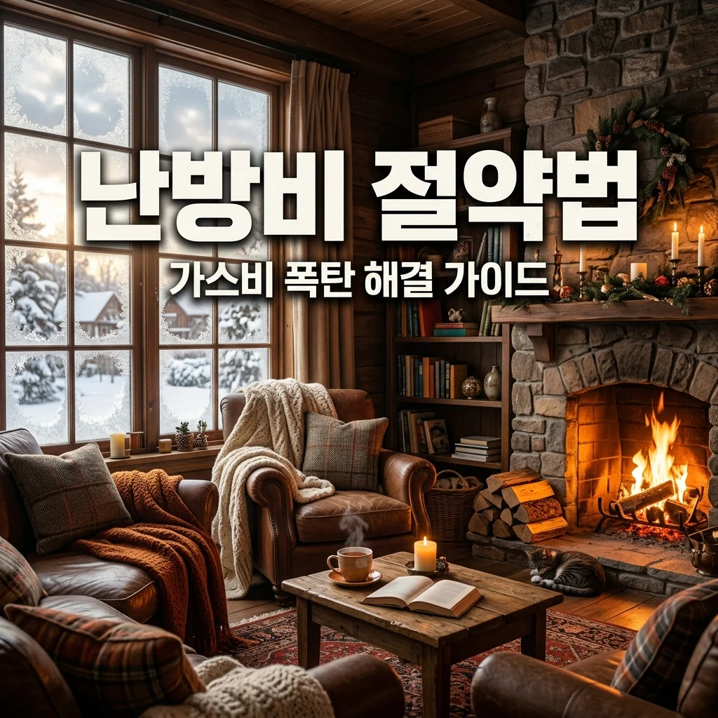 겨울철 난방비 절약 방법 5가지! 가스비 폭탄 피하는 현실적인 꿀팁