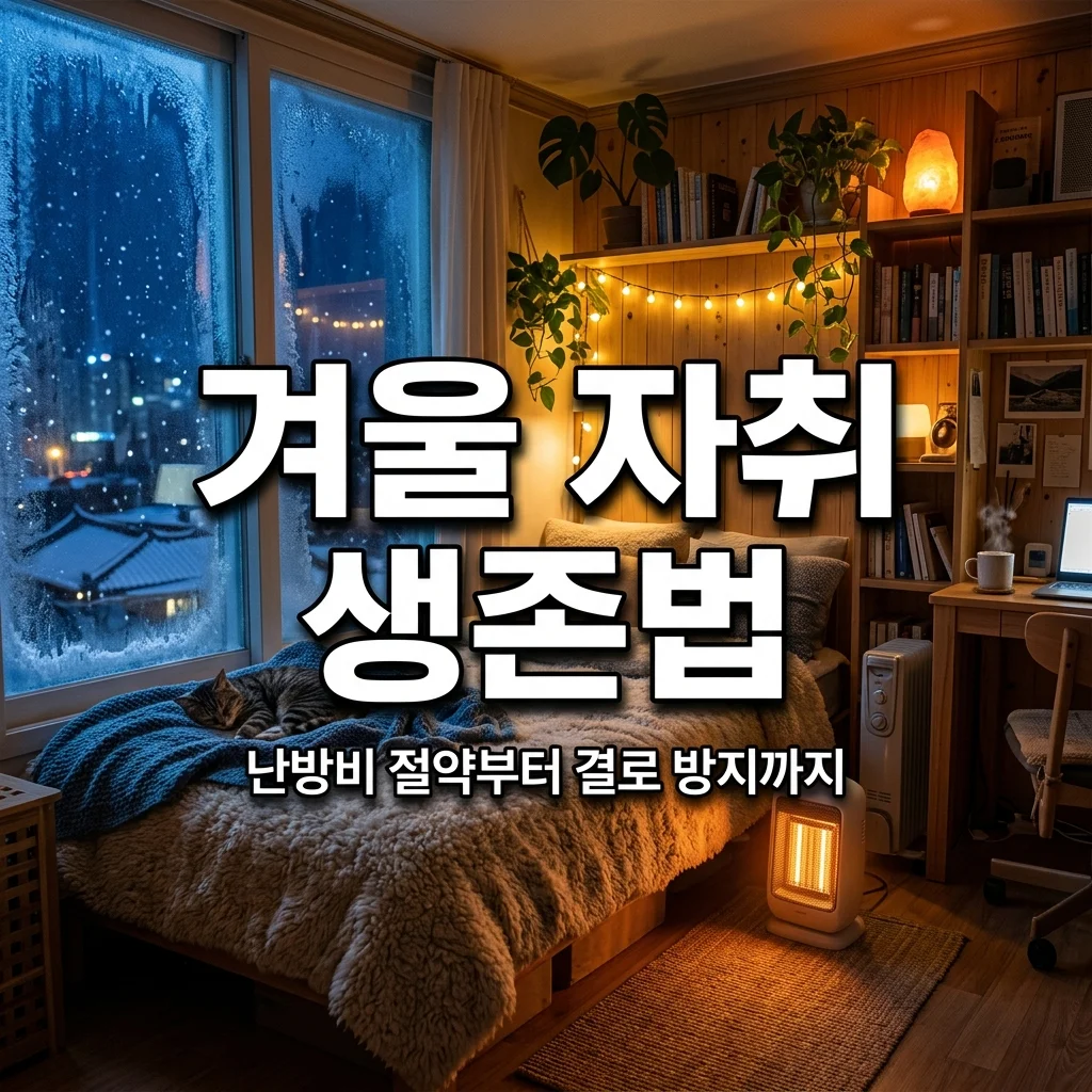 겨울 자취 이야기: 난방비 폭탄 피하고 결로 방지하는 생존 꿀팁 5가지