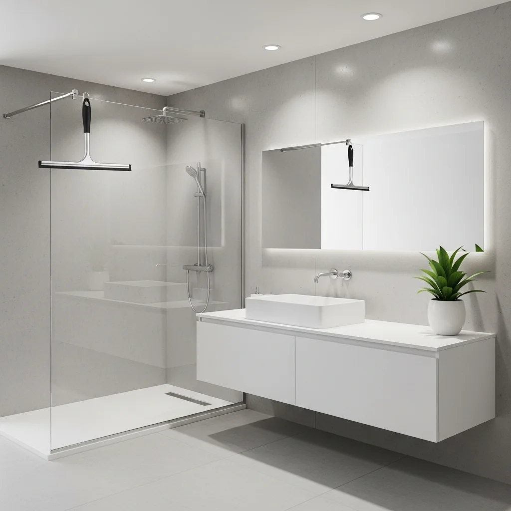 깨끗한 욕실 유지를 위한 10초 습관