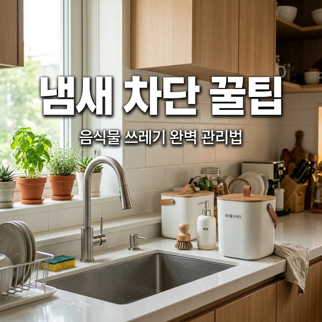 음식물 쓰레기 냄새 줄이는 방법 5가지 | 여름철 악취 차단 완벽 가이드