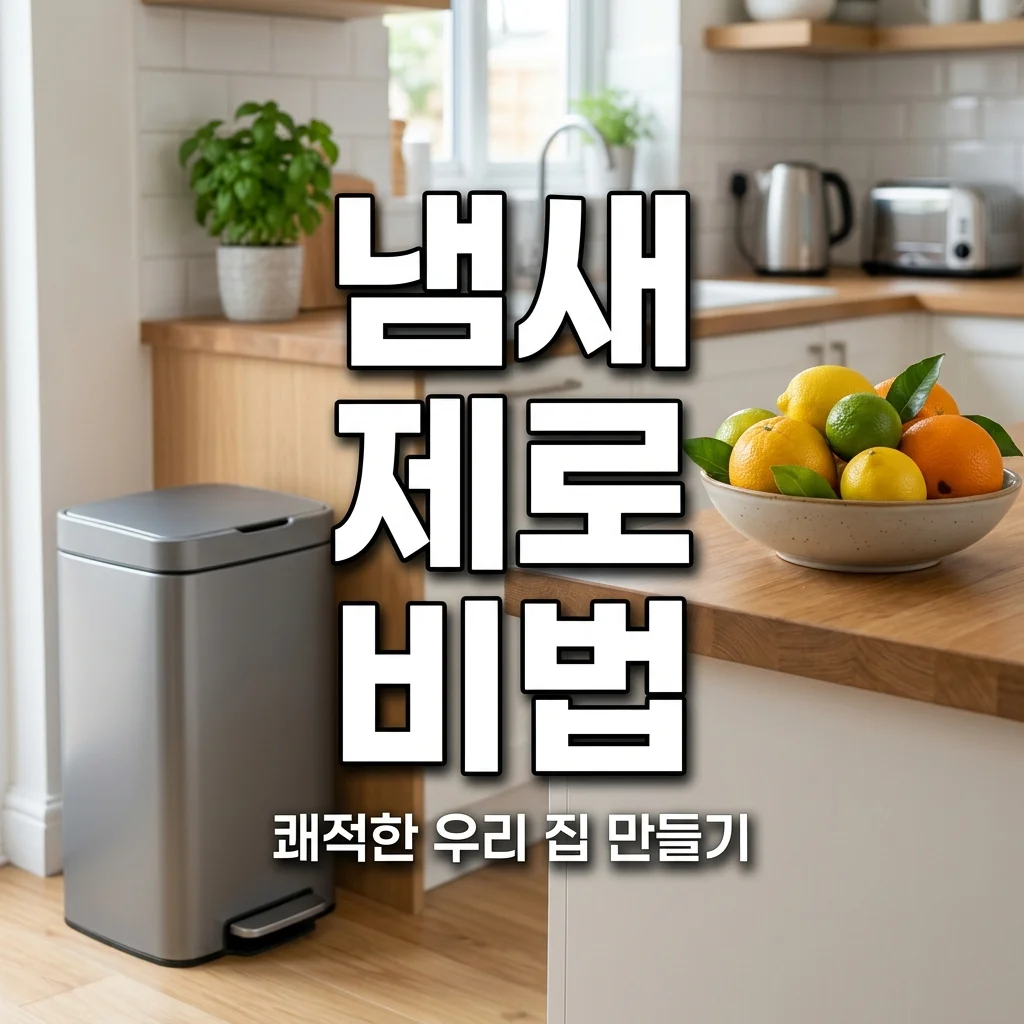 냄새 안 나는 쓰레기 관리법: 여름철 악취와 초파리 완벽 차단 꿀팁