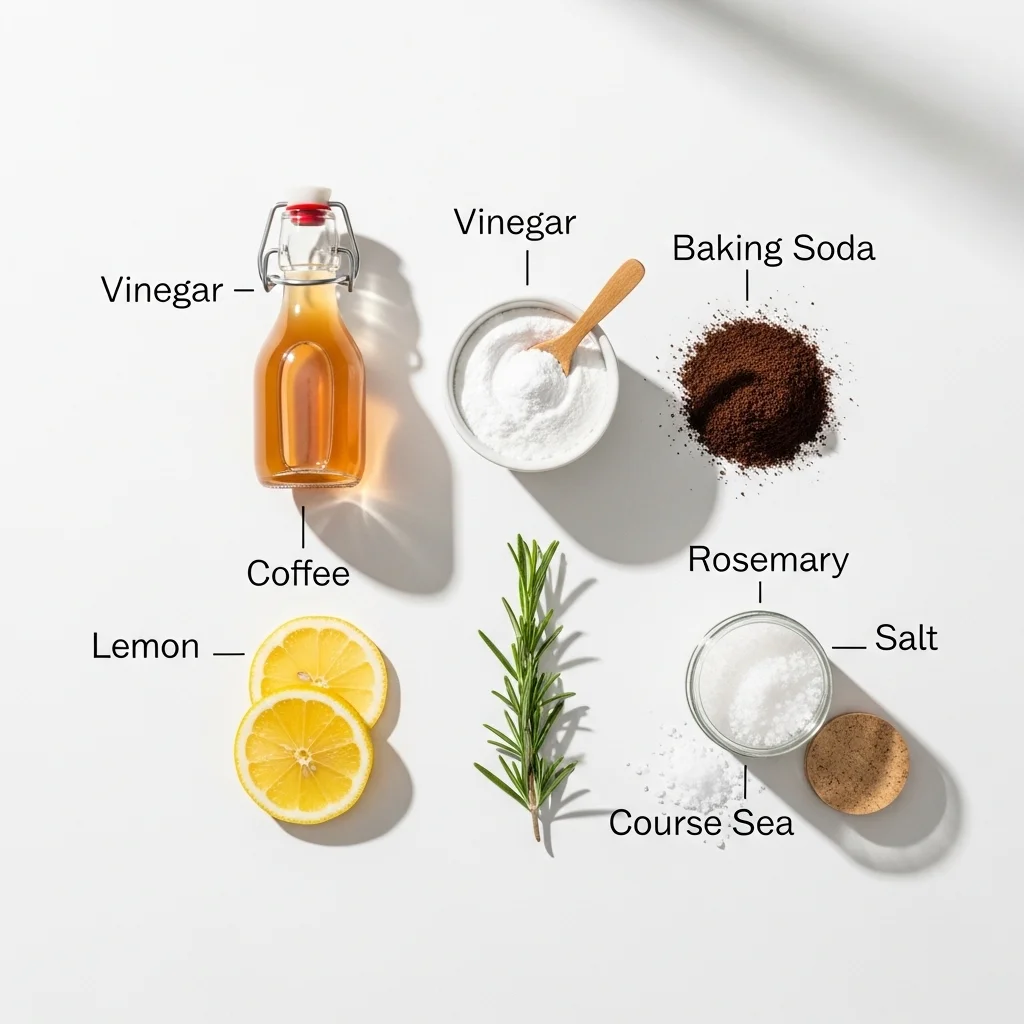 천연 재료별 냄새 제거 효과 비교