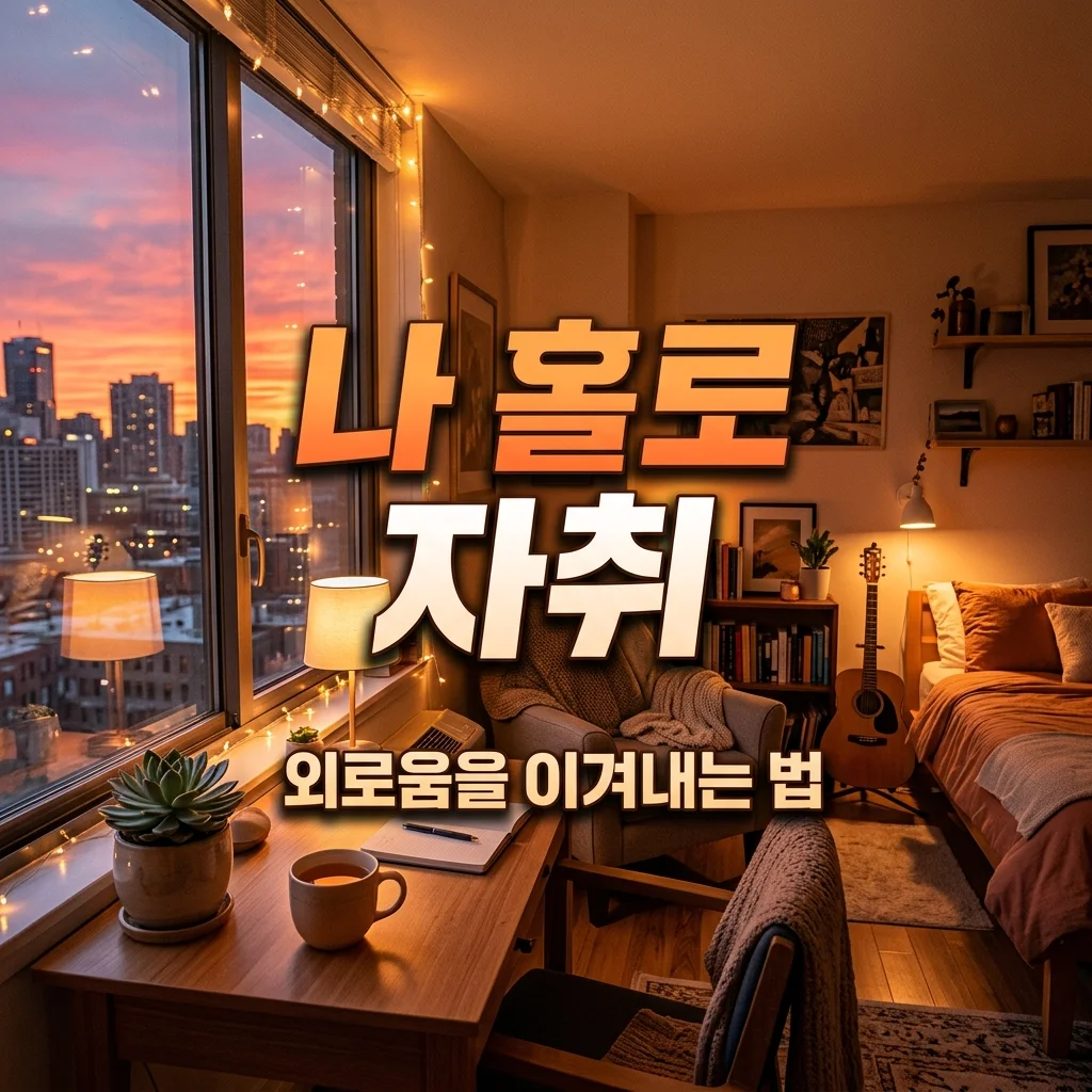 자취 이야기: 혼자 살면서 사무치게 외로움 느낀 순간과 극복법