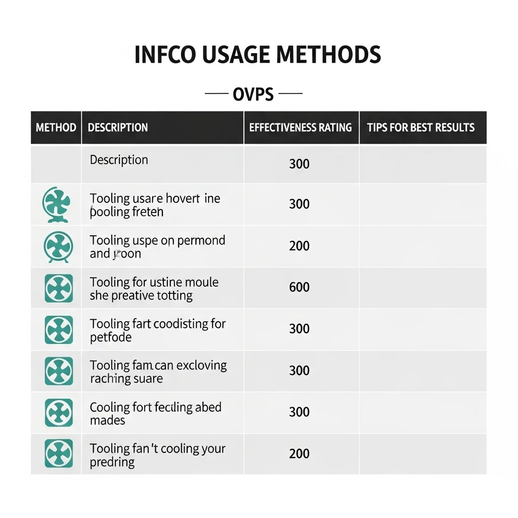 선풍기 활용법에 따른 냉방 효과 비교
