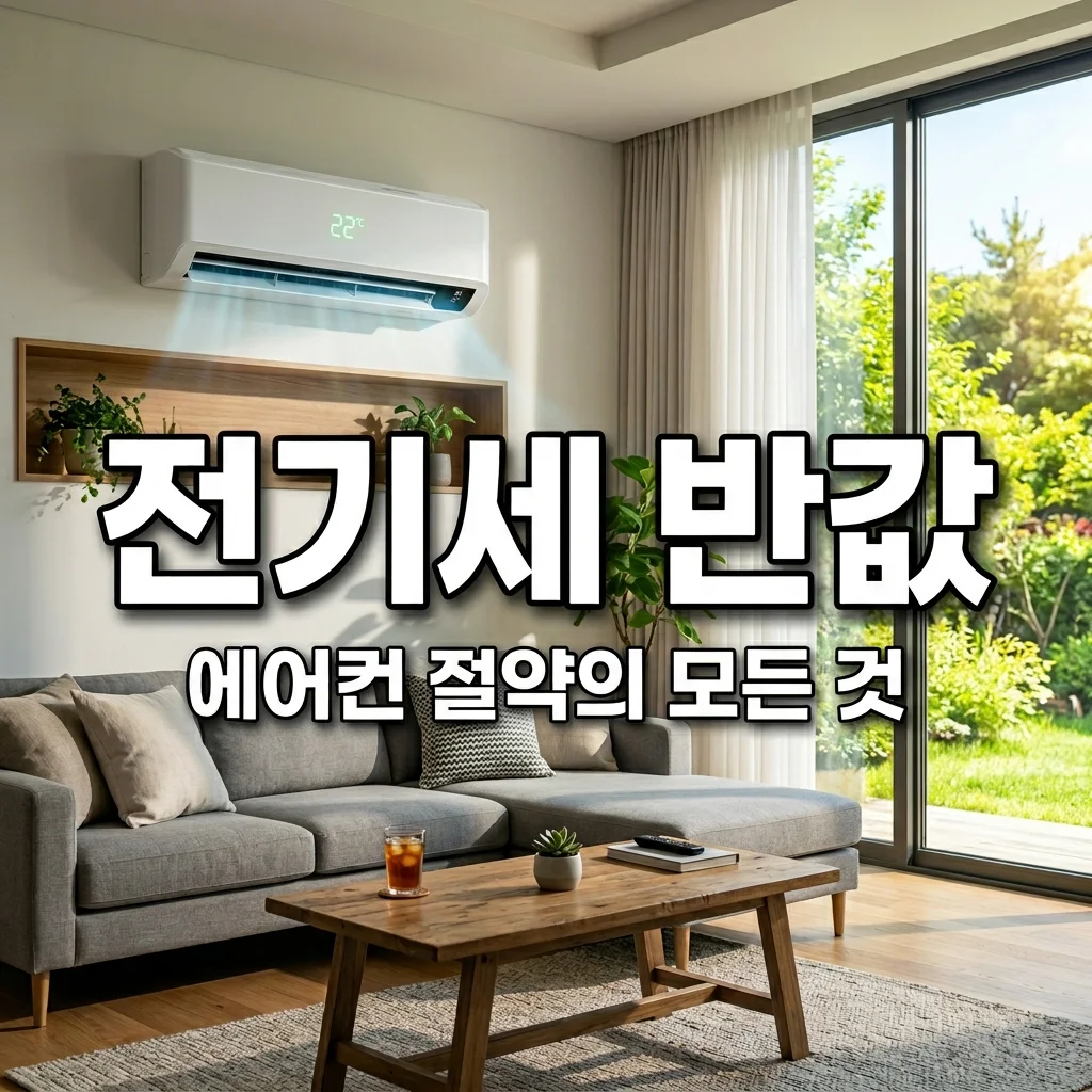 여름철 전기세 줄이는 방법, 에어컨 절약 꿀팁으로 고지서 50% 아끼기