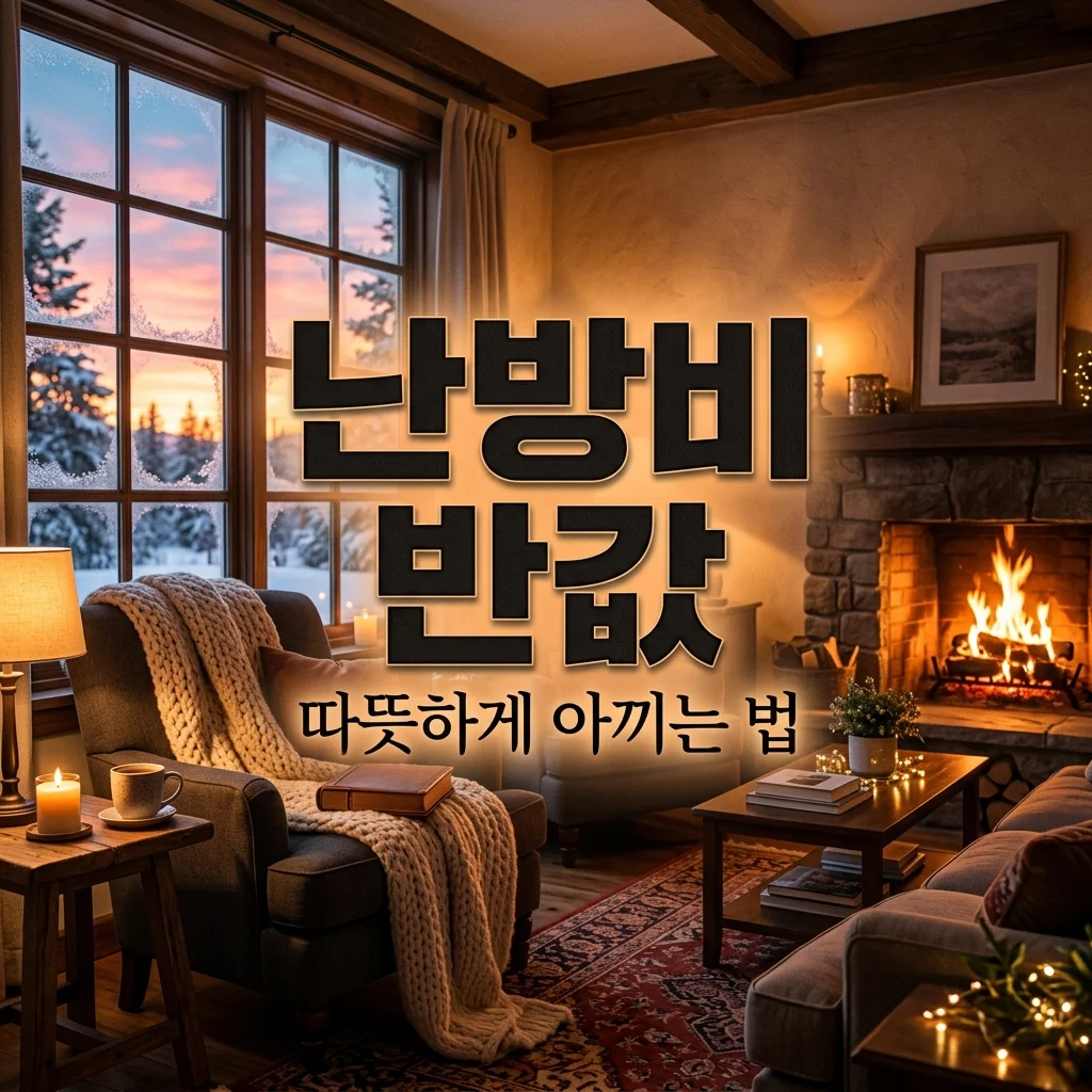 난방비 절약 꿀팁, 보일러 요금 반으로 줄이는 실전 노하우 5가지