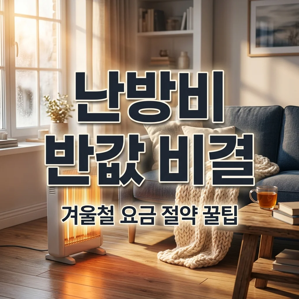 겨울철 난방비 절약 방법 5가지, 도시가스 요금 30% 아낀 실전 비결