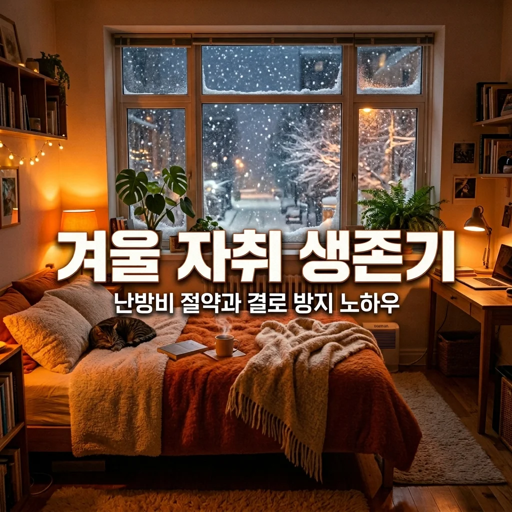 자취 이야기: 겨울 자취하면서 느낀 점과 난방비 50% 절약 꿀팁