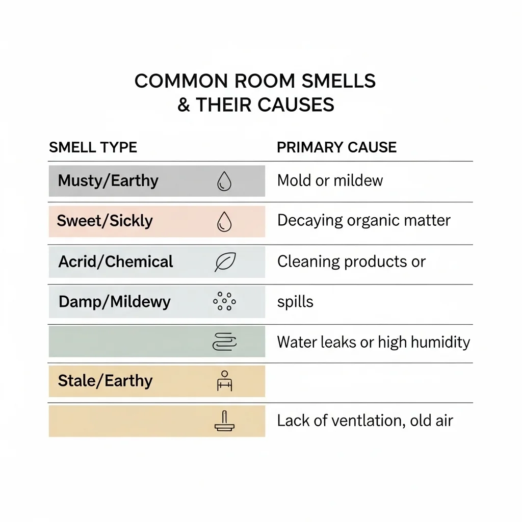 원인별 냄새 특징과 해결 방법 한눈에 보기