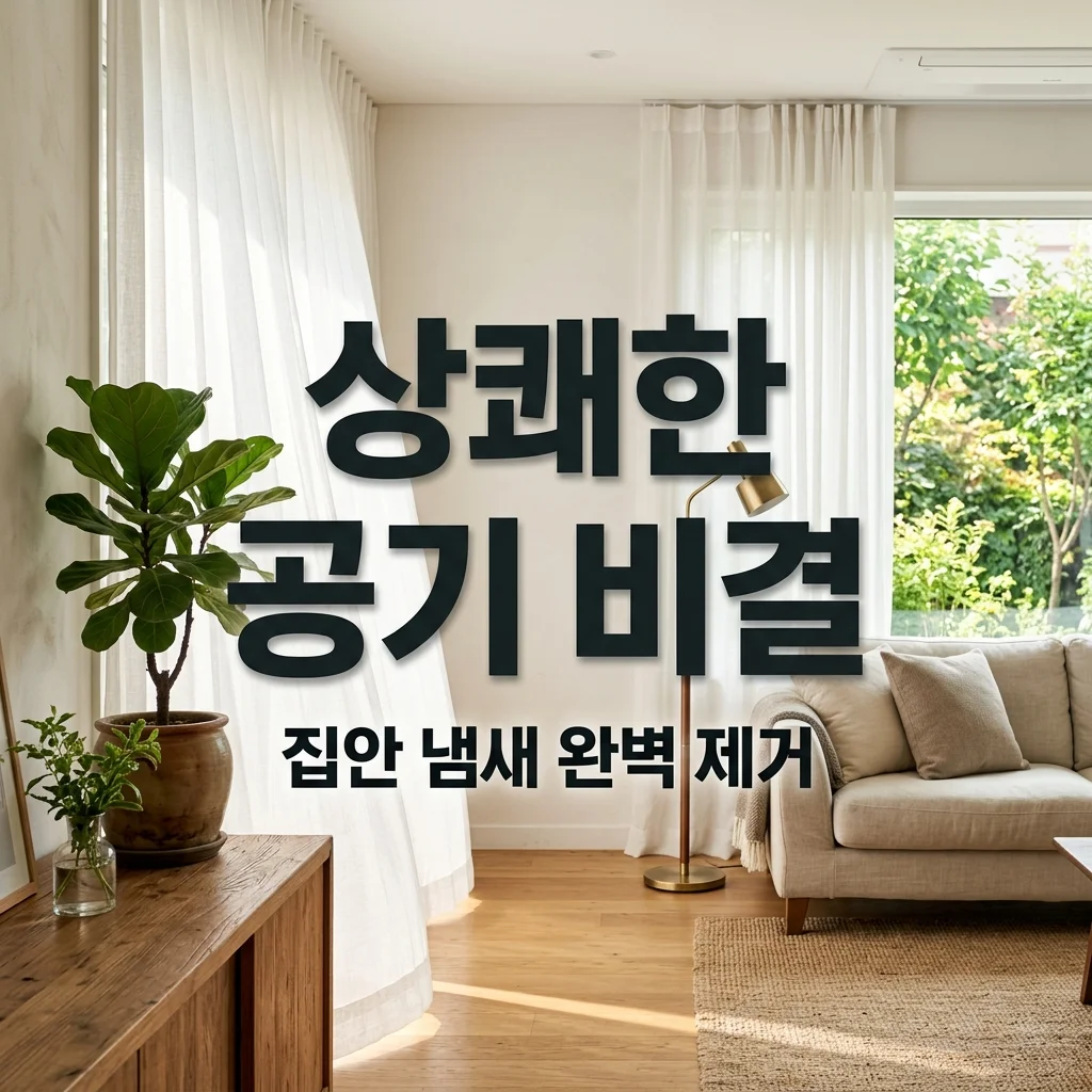 집안 공기 상쾌하게 유지하는 방법 5가지와 실전 환기 꿀팁