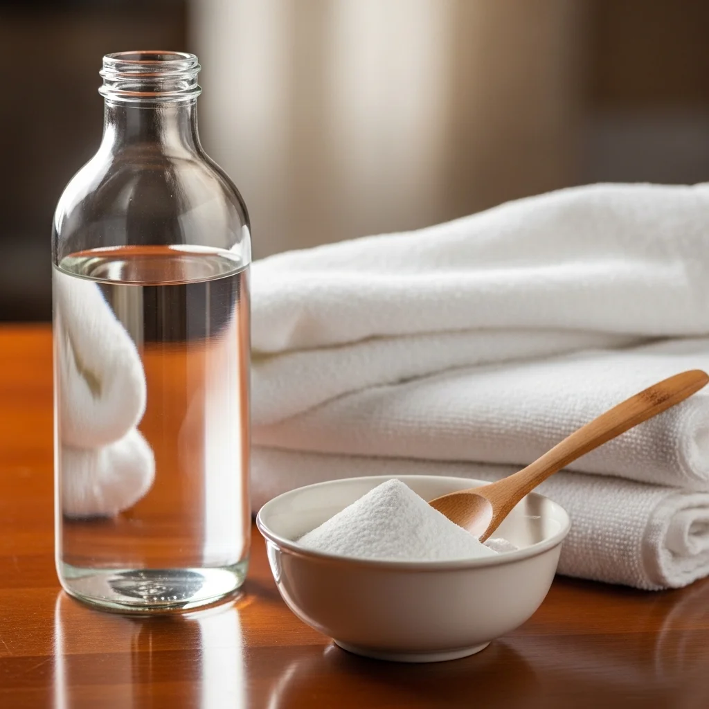 천연 재료로 찾은 뽀송함의 비결: 식초와 구연산