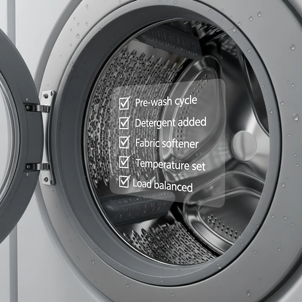 실패 없는 빨래를 위한 추가 체크리스트