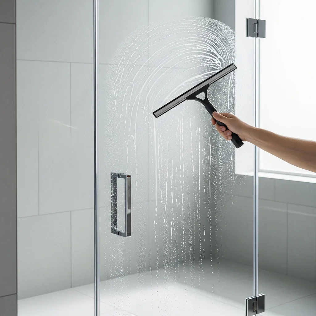 욕실 곰팡이 방지, '스퀴지' 하나면 충분해요