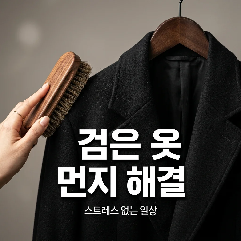 검은 옷 먼지 제거, 제가 직접 해결해 본 5가지 확실한 방법