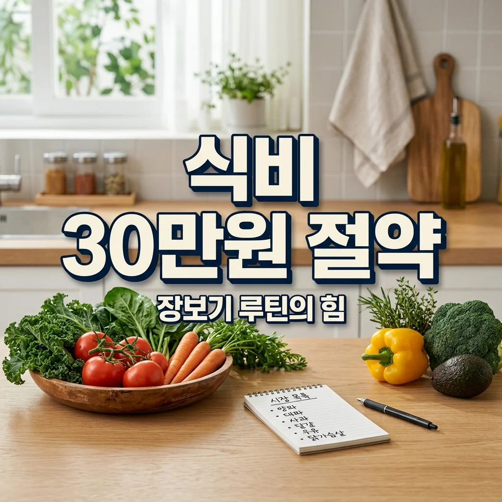 돈 절약 장보기 노하우, 계획 없는 소비 줄여서 식비 30만원 아낀 비결