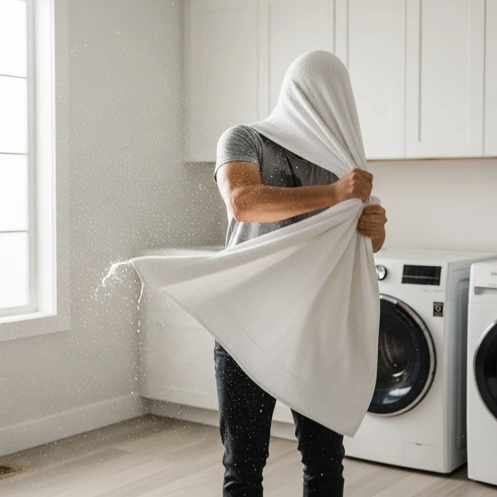 세탁만큼 중요한 건조의 기술: 흔들기의 마법