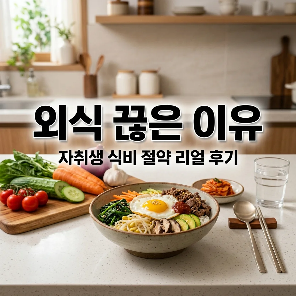 자취 이야기: 혼자 살면서 외식 줄이게 된 계기와 식비 절약 팁