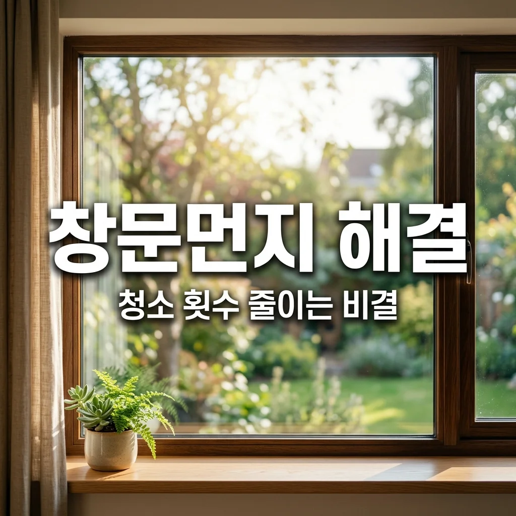 창문 먼지 빨리 쌓일 때 효과 봤던 관리 방법, 린스 하나로 해결한 후기