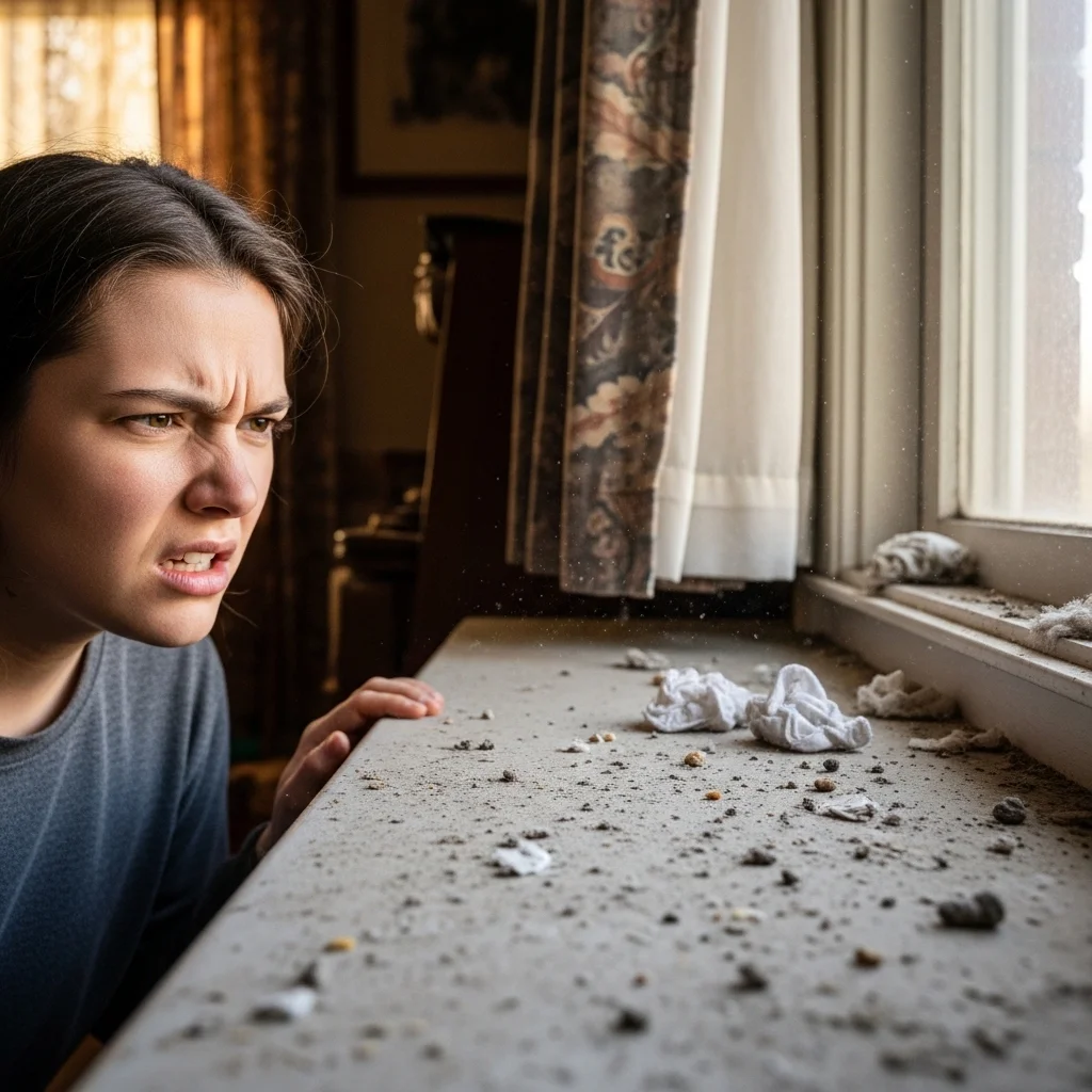 창문을 닦아도 돌아서면 쌓이는 먼지, 저만 그런가요?