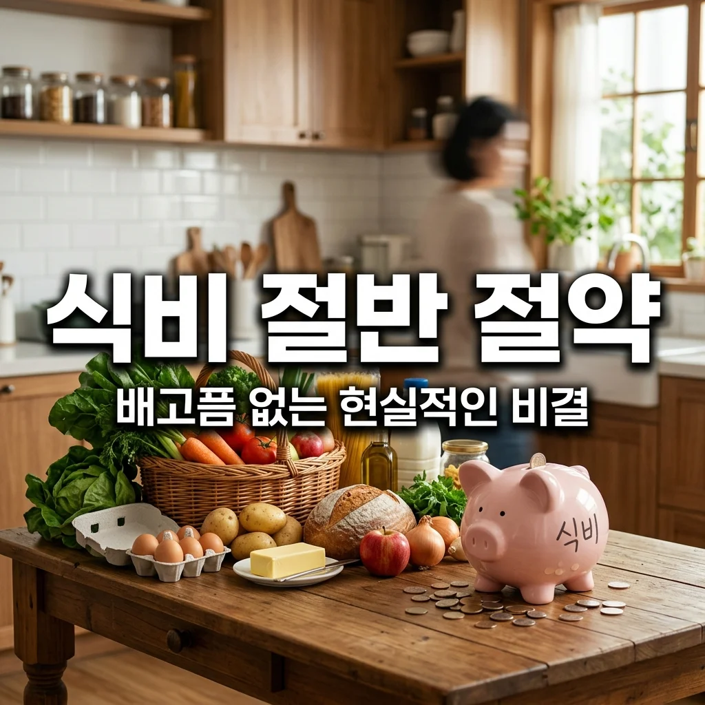 식비 절약 방법: 배고프지 않게 생활비 50% 줄이는 현실 노하우