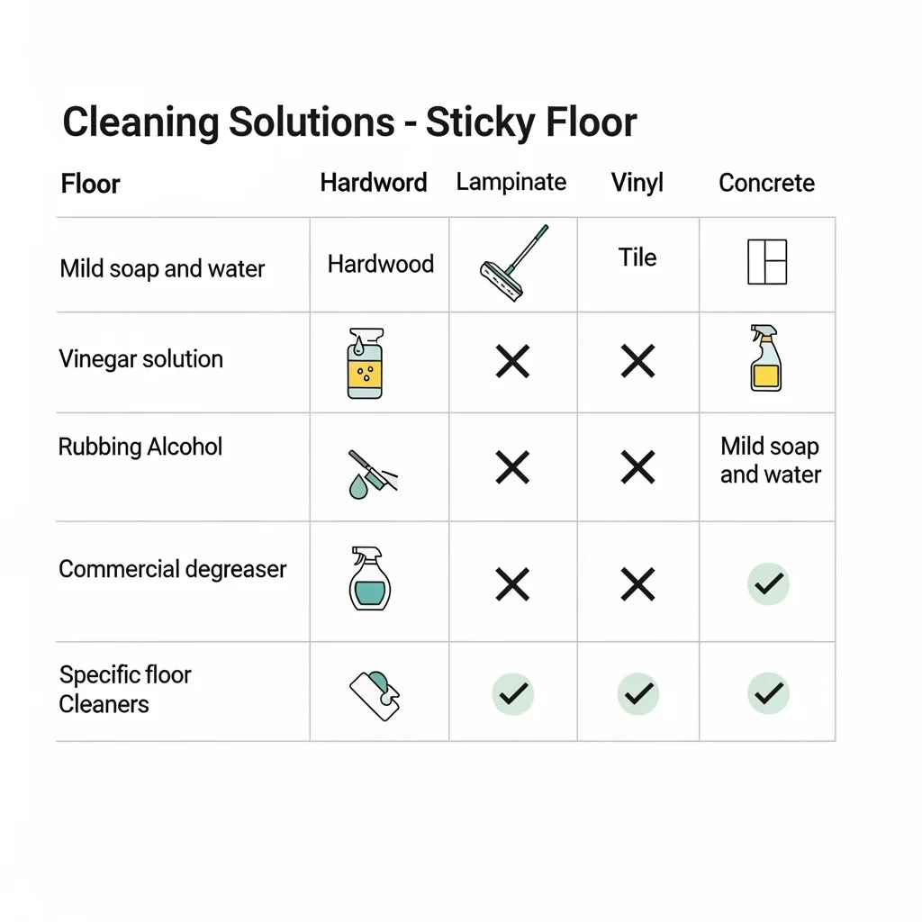 바닥이 끈적거리는 원인별 맞춤 해결책 요약
