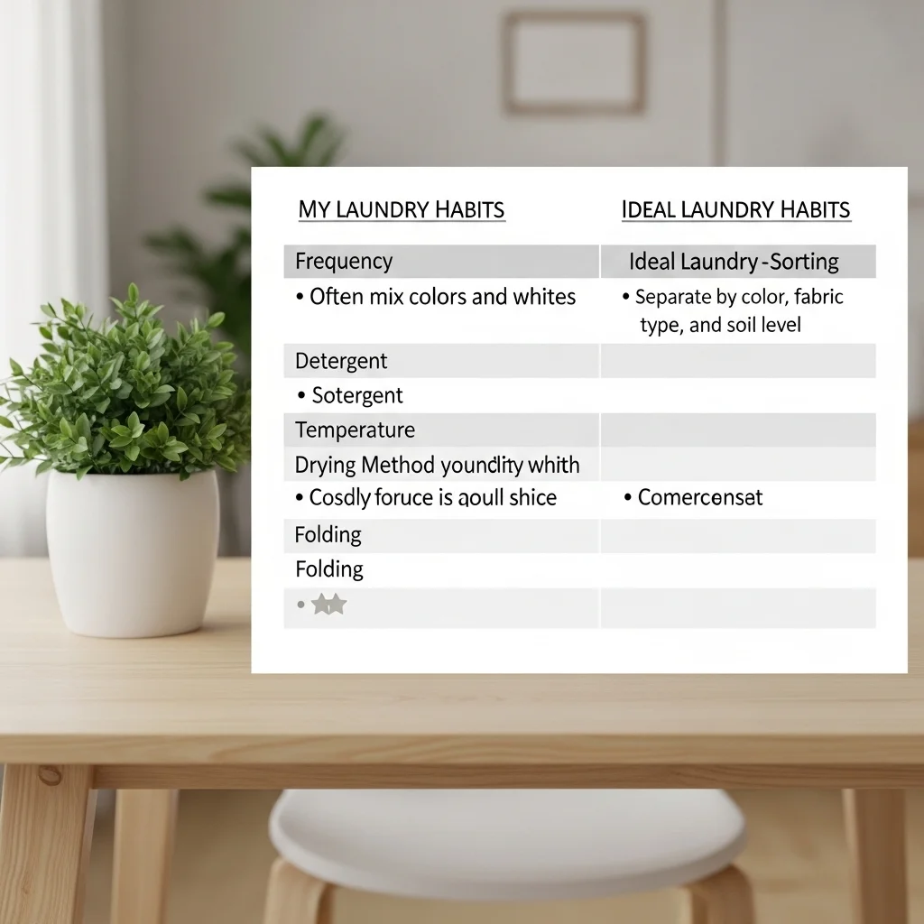 빨래 횟수를 줄여주는 핵심 습관 비교