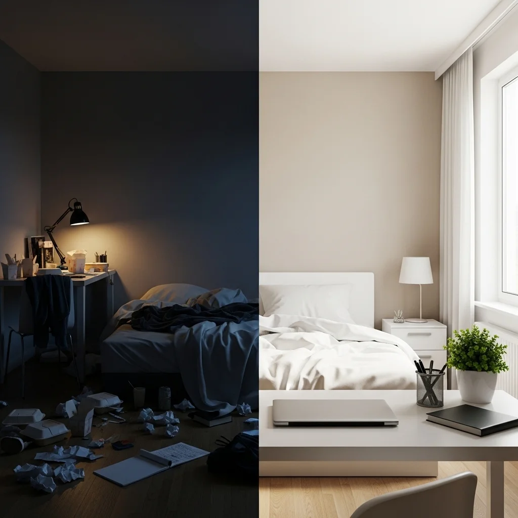 무너진 생활의 신호와 회복 단계 비교