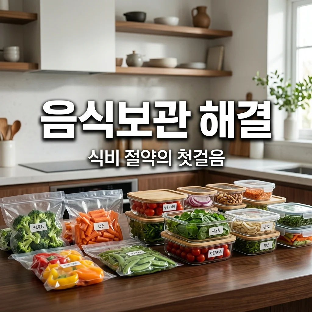 음식 보관 방법 개선으로 식비 15만원 아낀 1인 가구 실전 노하우