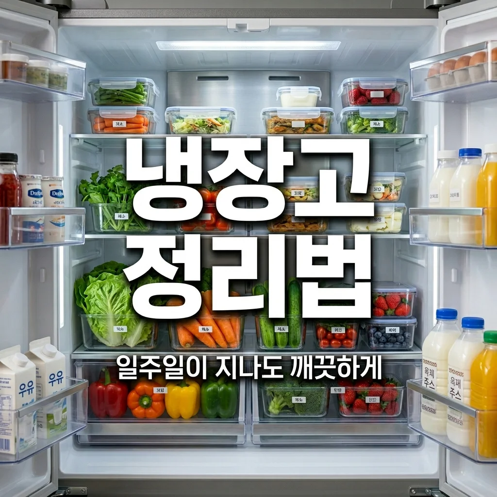 냉장고 정리 방법, 일주일만 지나도 깨끗함이 유지되는 5가지 비결