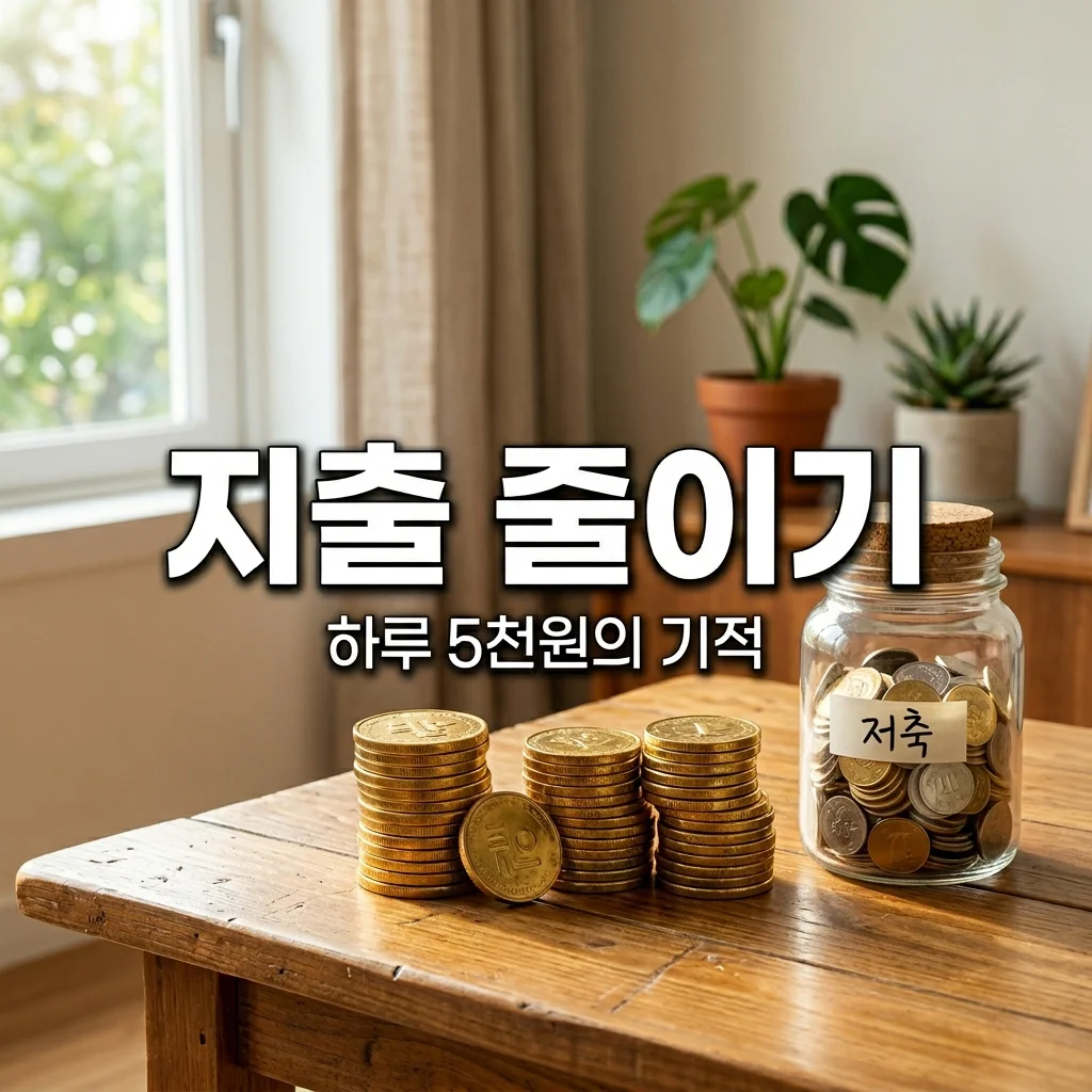돈 절약: 하루 지출을 자연스럽게 줄이는 5가지 현실 습관