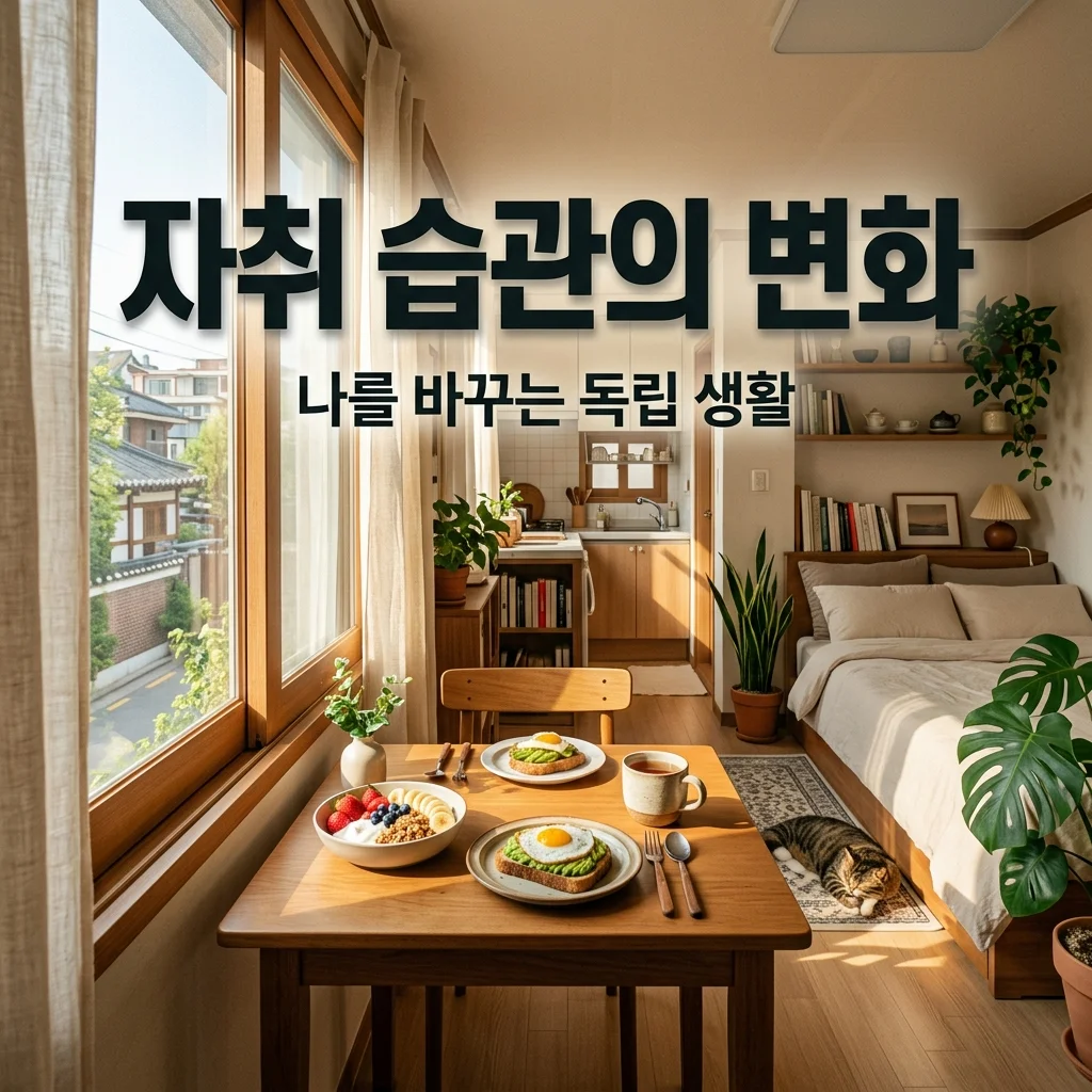 자취 이야기: 자취하면서 가장 많이 바뀐 습관 5가지와 생활 꿀팁