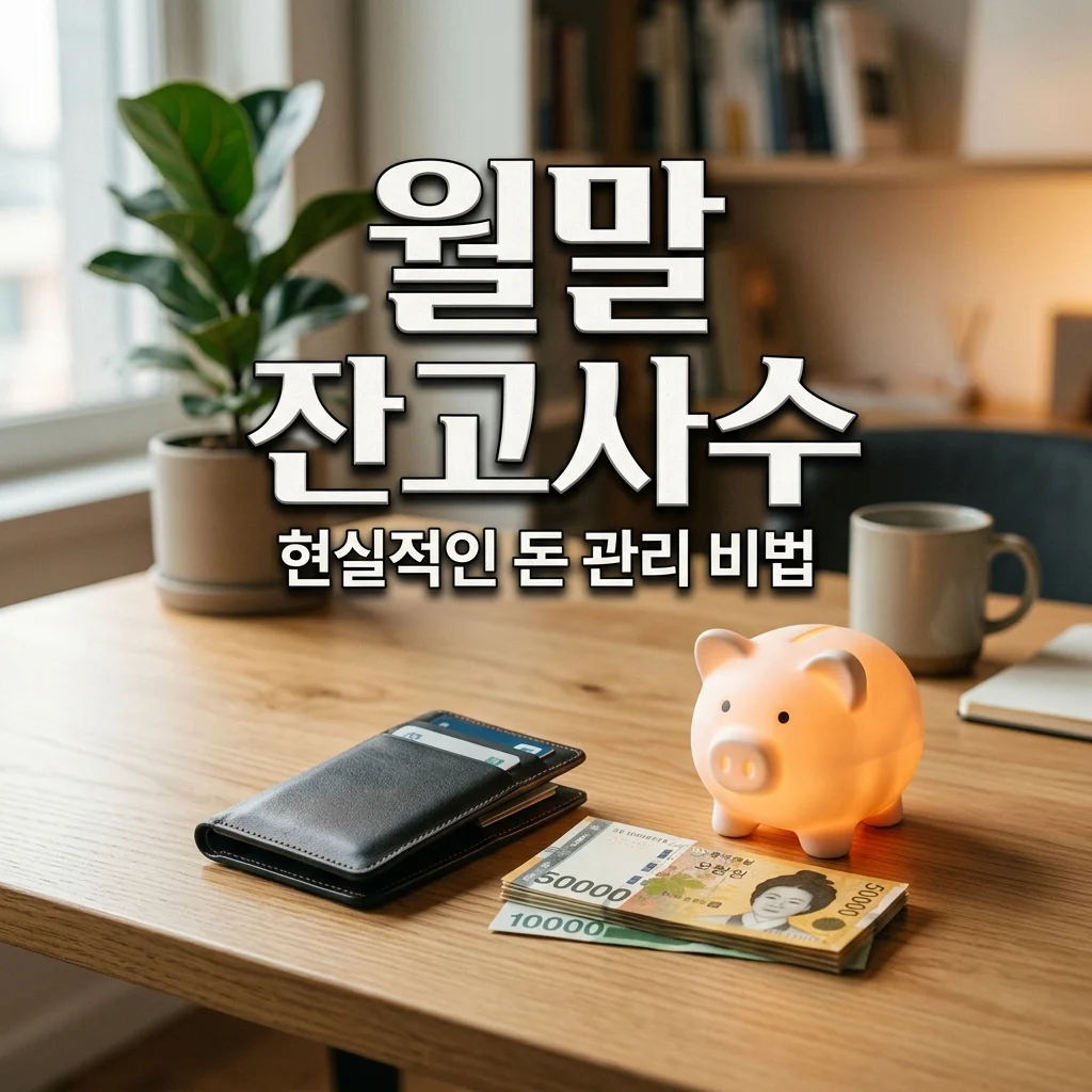 돈 절약: 월말에 돈이 부족하지 않게 만든 5단계 예산 관리법