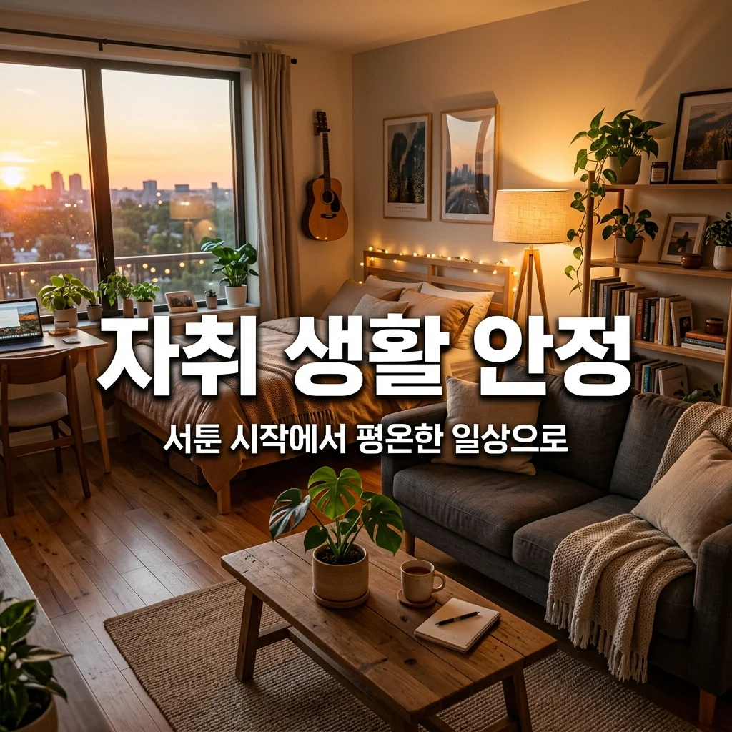 자취 이야기 처음으로 생활이 안정됐다고 느낀 순간 3가지 비결